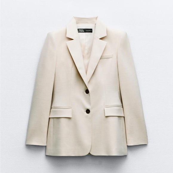 NWT - Zara Women Fitted Blazer - Picture 4 of 5